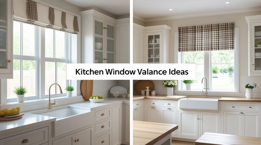 Transform Your Kitchen with Trendy Valance Ideas 26 kitchen window valance ideas