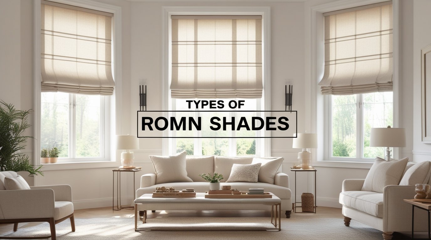 types of roman shades