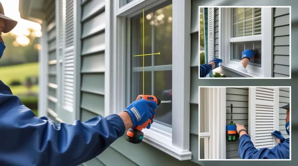 How To Attach Vinyl Shutters To Vinyl Siding Around Windows