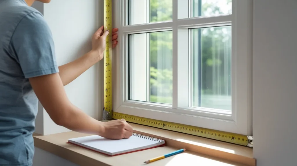 best way to measure for window shades and blinds