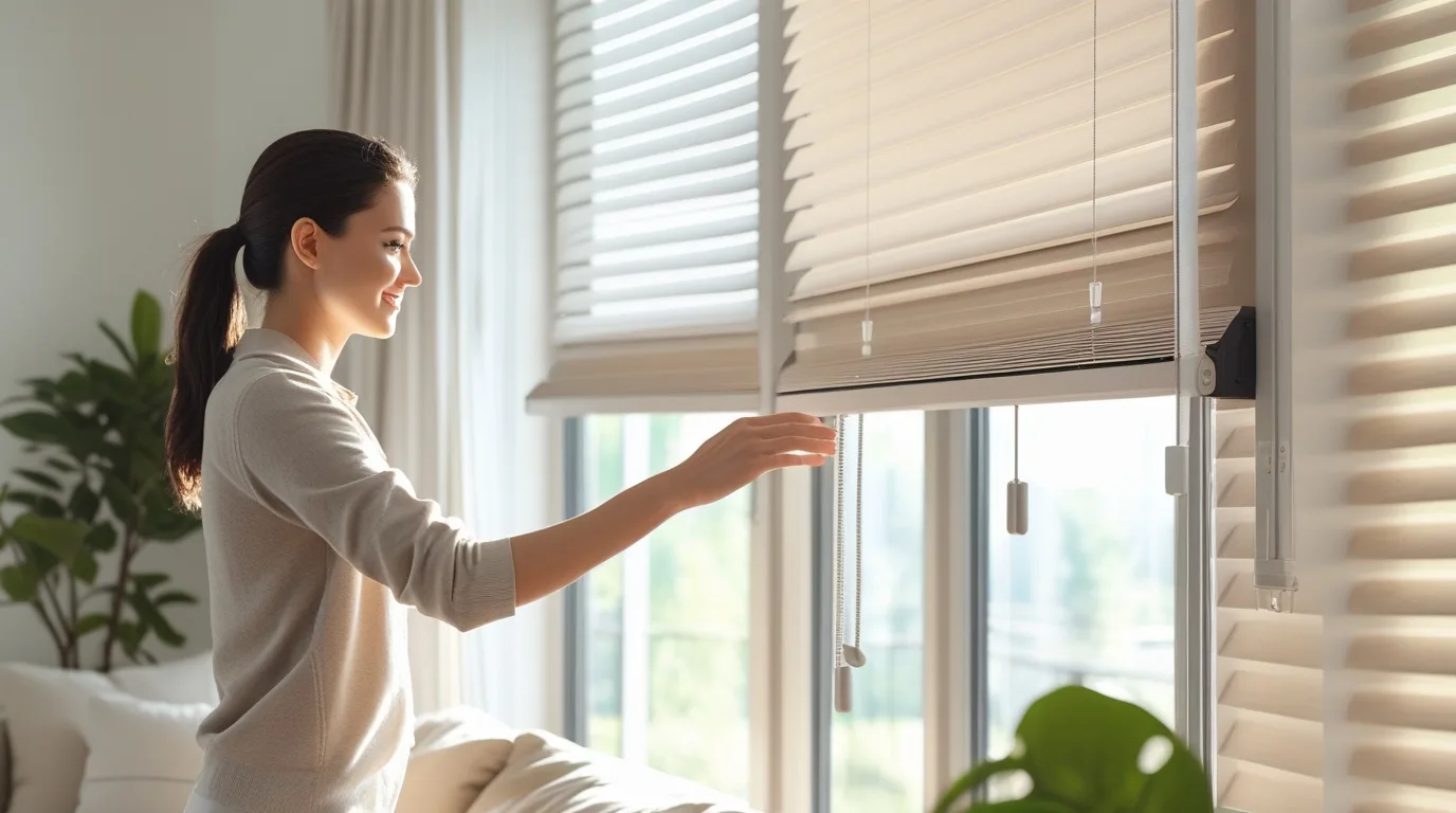 how to lower blinds