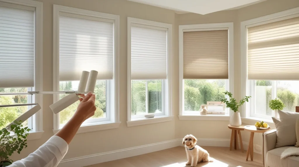 working of cordless window shades